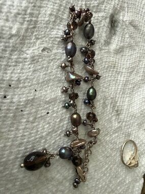 Freshwater Pearl & Silver Bracelet